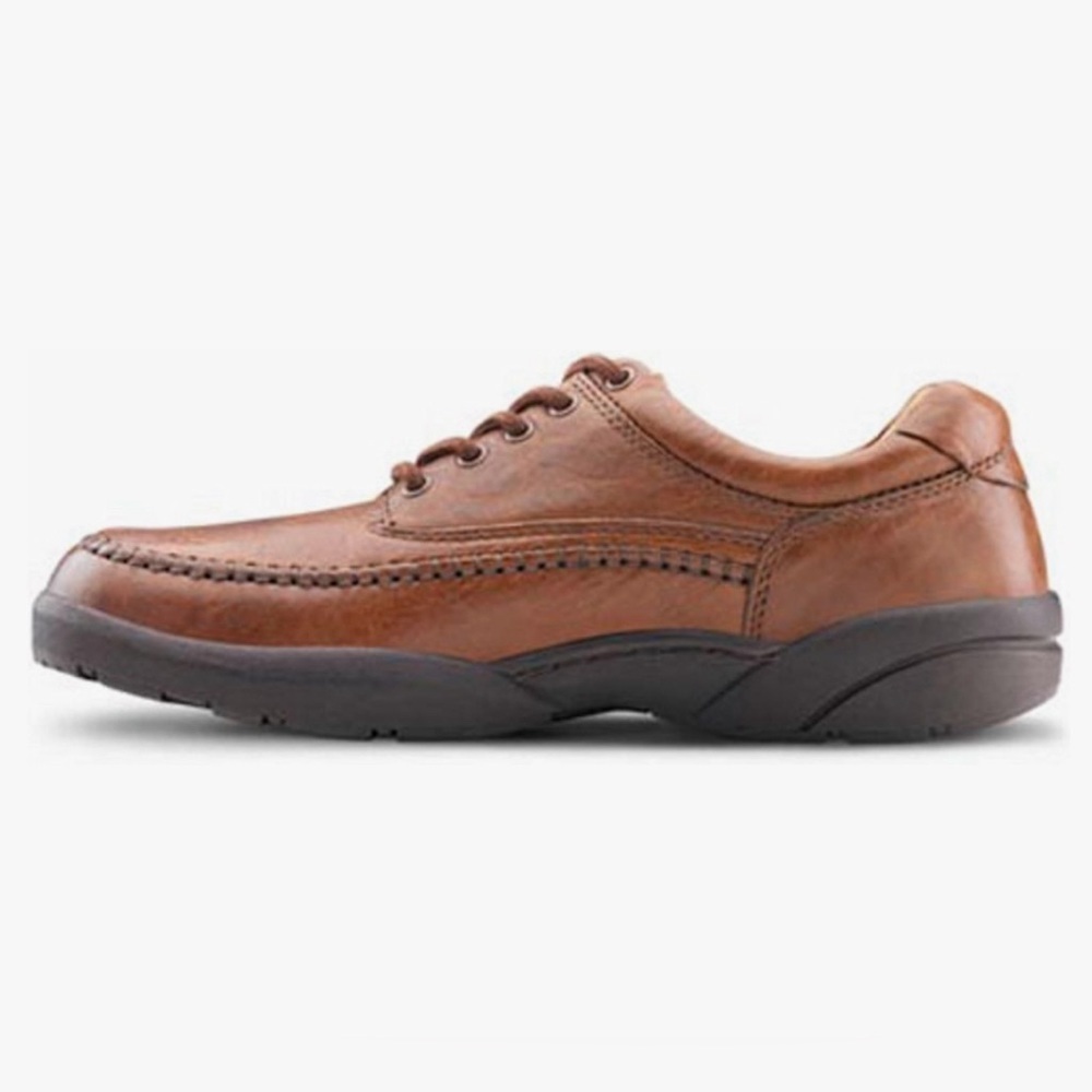 Dr Comfort Stallion Men's Brown Leather Oxford Walking Diabetic 8W (Wide)